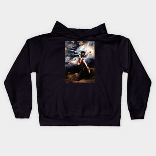 Joan of Arc by Eugène Thirion Kids Hoodie